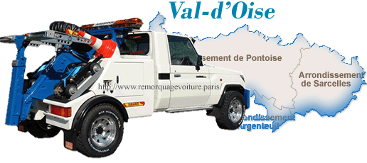 remorquage depannage auto dans le  Val-d'Oise