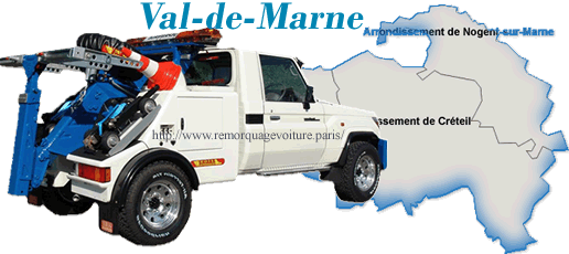 remorquage depannage auto dans le  Val de Marne