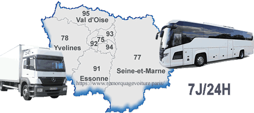 depannage remorquage poids lourd bus camion